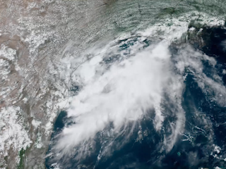 Broad Area of Low Pressure Near Texas