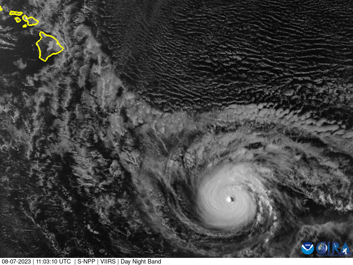 Hurricane Dora Weather & Climate Satellite Imagery
