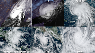 Six Tropical Cyclones Across The World