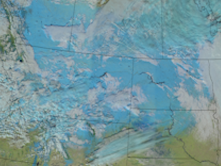 Snow Blankets The Northern US and Southern Canada