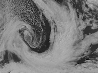 Low Pressure System Traverses The Southern Ocean