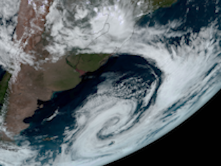 Low Pressure System in the South Atlantic