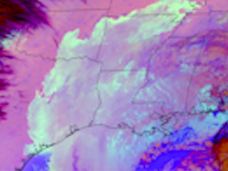 Dense Fog & Low-Level Clouds Creep Across South US