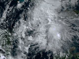 Potential Tropical Cyclone Twenty-Two Bubbles Over the Western Caribbean Sea