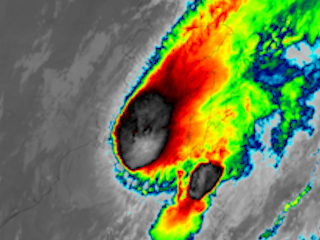 Tropical Cyclone Midhili Forms in Bengal Sea and Moves Onshore