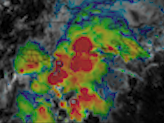 Morning Convection For Potential Tropical Cyclone Twenty-Two