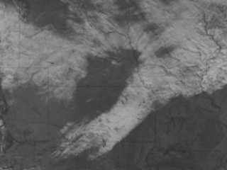 Snow Appears To Breathe As It Recedes Across The Central Plains