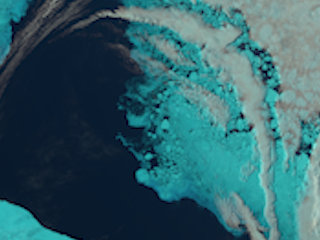 Ice Swirls in the Ross Sea