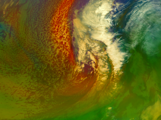 Low Pressure System Develops in Eastern Pacific Ocean