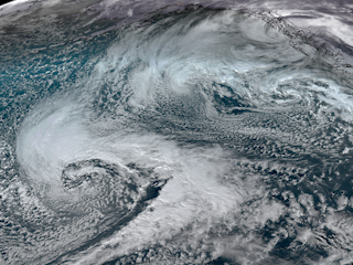 Lows Line Up in the North Pacific