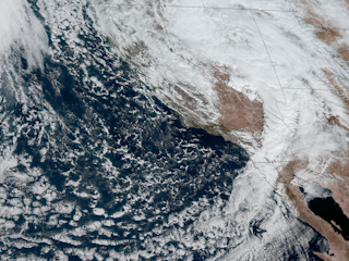 Pacific System Moves Inland Over the Southwest