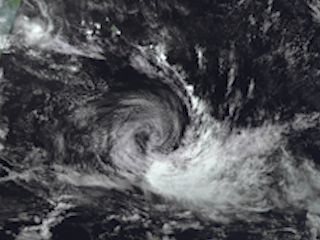 Alvaro Becomes Extratropical in the Southern Indian Ocean