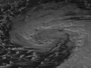 High Resolution Glimpse of Developing Low in Northeast Pacific