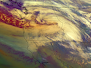 Upper-Level Disturbance Slams Into the Pacific Northwest