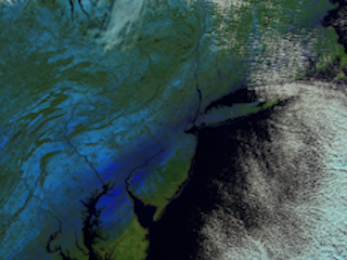 Streak-Breaking Snow Blankets the Northeast US