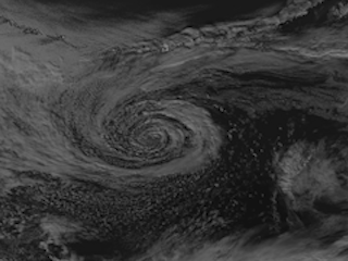 Occluded Low South of the Aleutian Islands