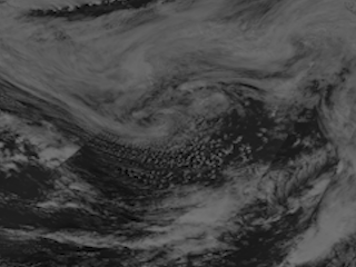 Midlatitude Cyclone Seen by Polar Orbiting Satellites