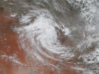 Spinning Low Over Northern Australia