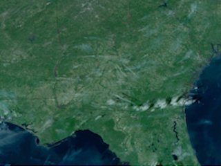 Fires Burn Across the Southeast