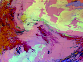 Fog and Low Stratus Clouds Shroud the Midwest and Texas