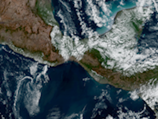 Isthmus of Tehuantepec Funnels Wind From the Gulf of Mexico