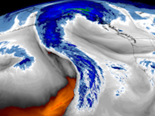 Pacific Moisture Snakes up to Alaska