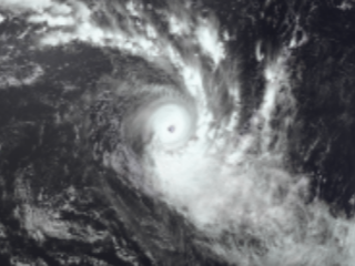 Tropical Cyclone Djoungou Waxes and Wanes