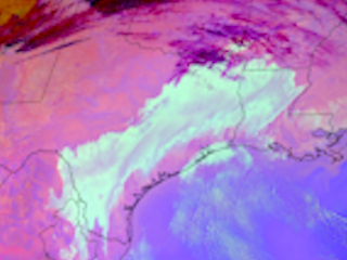 Fog and Low-Level Clouds Permeate Across Southern US