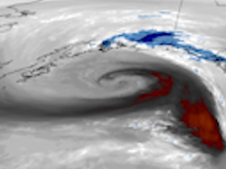 Low in the Gulf of Alaska Delivers Winter Weather