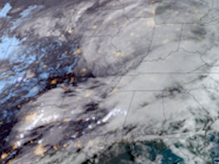 Overnight Thunderstorms Traverse the Southern US