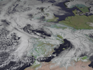 Showers and Storms Rain Down on Western and Southern Europe