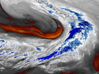 Upper-Level Trough Moves Onshore on the West Coast