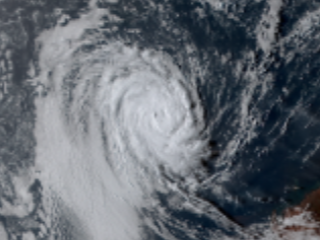 Tropical Cyclone Neville Swirls Northwest of Australia