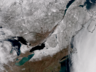 Snowfall Across the Northeastern US