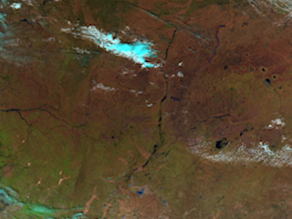 Multi-Week Progression of Flooding in Kazakhstan and Russia