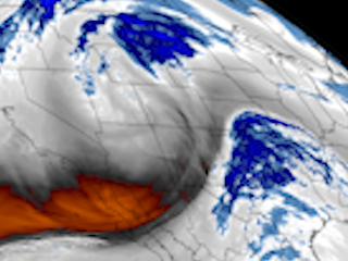 Upper-Level Trough in Position out West for Storms