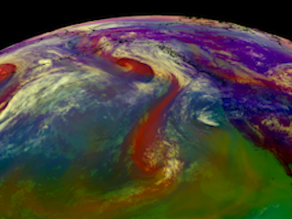 Trio of Lows Stretch Across Western North America