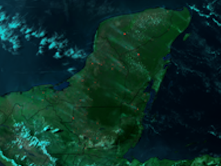 Hotspots Pockmark the Yucatan and Belize