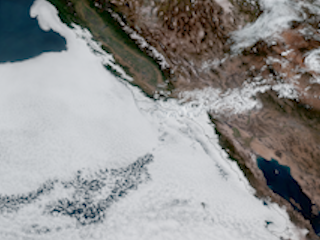 Marine Layer Envelops the West Coast