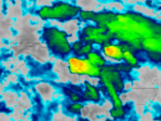 Closer View of Tornadic Storms Marching Across Maryland