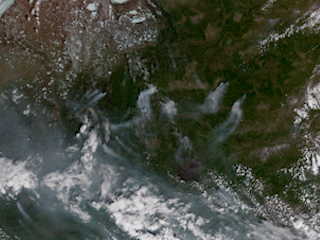 High Latitude Fires Seen by NOAA-21 and Geostationary Satellites